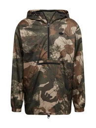 Jacke schwarz / grasgrün / braun