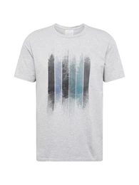 T-Shirt ''''JAAMES'''' graumeliert / rauchblau / anthrazit / hellgrau / bordeaux
