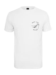 Shirt 'Make Love Tee' schwarz / wei