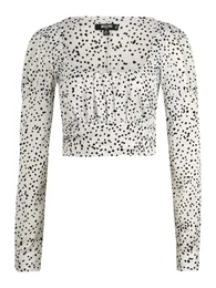 Missguided Tall Halenka černá / bílá