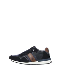 Sneaker ''''Stellar'''' blue denim / schwarz / karamell / dunkelblau