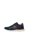 JACK & JONES Sneaker ''''Stellar'''' dunkelrot / navy / braun