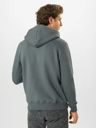 ALPHA INDUSTRIES Sweatshirt dunkelgrau/wei