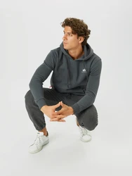 ALPHA INDUSTRIES Sweatshirt dunkelgrau/wei