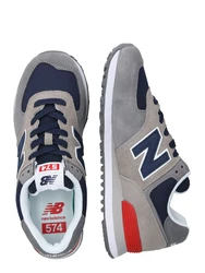 new balance Sneaker '574' dunkelblau/grau/rauchgrau/rot