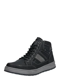 Stiefelette grau / schwarz