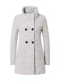 Přechodný kabát 'ONLNEW SOPHIA' světle šedá