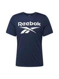 Reebok Sport Sportshirt weiß / dunkelblau