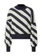 VERO MODA Pulover  modra / bela