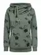 ONLY Sweater majica  maslinasta / crna