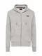 Superdry Sweatjacke graumeliert / schwarz
