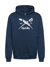 Sweatshirt dunkelblau / weiß