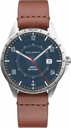 Uhr ''''Mit Wechselband'''' blau / braun / silber