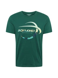 Shirt dunkelgrün / dunkelblau / pastellgelb / pastellgrün
