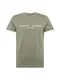 TOMMY HILFIGER T-Shirt oliv / weiß / rot / dunkelblau