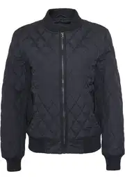 Urban Classics Přechodná bunda 'Diamond Quilt' námořnická modř