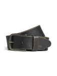 JACK & JONES Gürtel JJIPAUL JJLEATHER BELT NOOS dunkelbraun