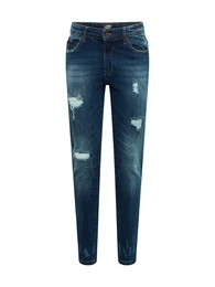 Jeans ''''Mr. Red'''' blue denim