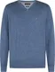 TOMMY HILFIGER Pullover ''''Pima'''' rauchblau
