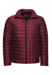 Steppjacke dunkelrot