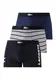 LACOSTE Boxershorts graumeliert / schwarz / marine / weiß