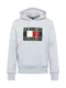 TOMMY HILFIGER Sweatshirt graumeliert / weiß / rot / dunkelblau / gold
