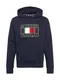 TOMMY HILFIGER Sweatshirt dunkelblau / rot / weiß / dunkelgrün