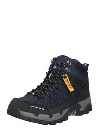 Schnürboots navy / schwarz / weiß / orange / dunkelrot