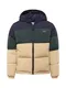 LACOSTE Steppjacke smaragd / marine / beige