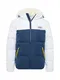 Tommy Jeans Jacke weiß / dunkelblau / neongelb