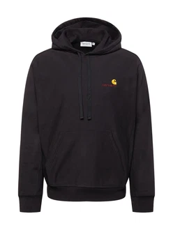 Carhartt WIP Sweatshirt 'American Script' goldgelb/rostrot/schwarz
