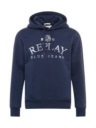 Sweatshirt navy / silber