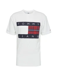 T-Shirt weiß / blau