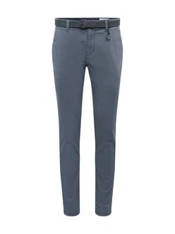 TOM TAILOR DENIM Chinohose anthrazit/wei TOM TAILOR DENIM Chinohose anthrazit/wei