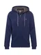 IZOD Sweatjacke dunkelblau / grau