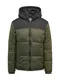 JACK & JONES Jacke khaki / schwarz