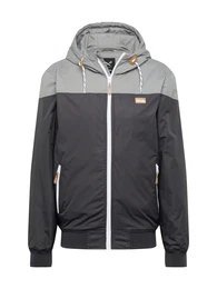Jacke 'Insulaner' hellgrau / dunkelgrau / wei