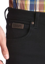 Wrangler Regular-fit Jeans Hose Texas schwarz
