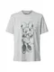 ONLY Majica ''''MICKEY VINTAGE FACE''''  svijetlosiva / antracit siva