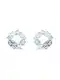 Swarovski Náušnice ''''ATTRACT''''  stříbrná / průhledná / světlemodrá