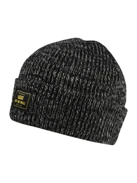 BRUCKNER CUFF BEANIE schwarzmeliert