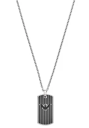 Kette schwarz / silber