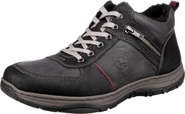 Schnürboots grau / schwarz