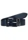 Lloyd Men''''s Belts Ledergrtel blau / silber