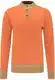 MO Pullover orange / hellbraun