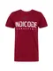 INDICODE JEANS Shirt bordeaux / weiß