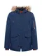 INDICODE JEANS Winterjacke ''''Laek'''' navy / hellbraun / hellorange