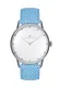 August Berg Uhr Serenity Sky Blue Silver Dot Sky Blue Perlon 32mm blau / silber / wei
