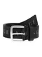 ARMANI EXCHANGE Gürtel ''''Tongue'''' schwarz / hellgrau