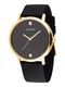 GUESS Uhr schwarz / gold
